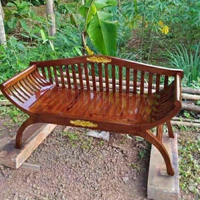 bangku Yuyu bangku kursi yuyu sandaran kursi yuyu bangku yuyu sandaran kayu jati