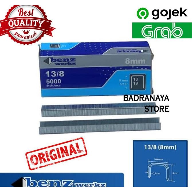 isi staples tembak uk. 13/8 cocok untuk pengerjaan jok motor sofa
