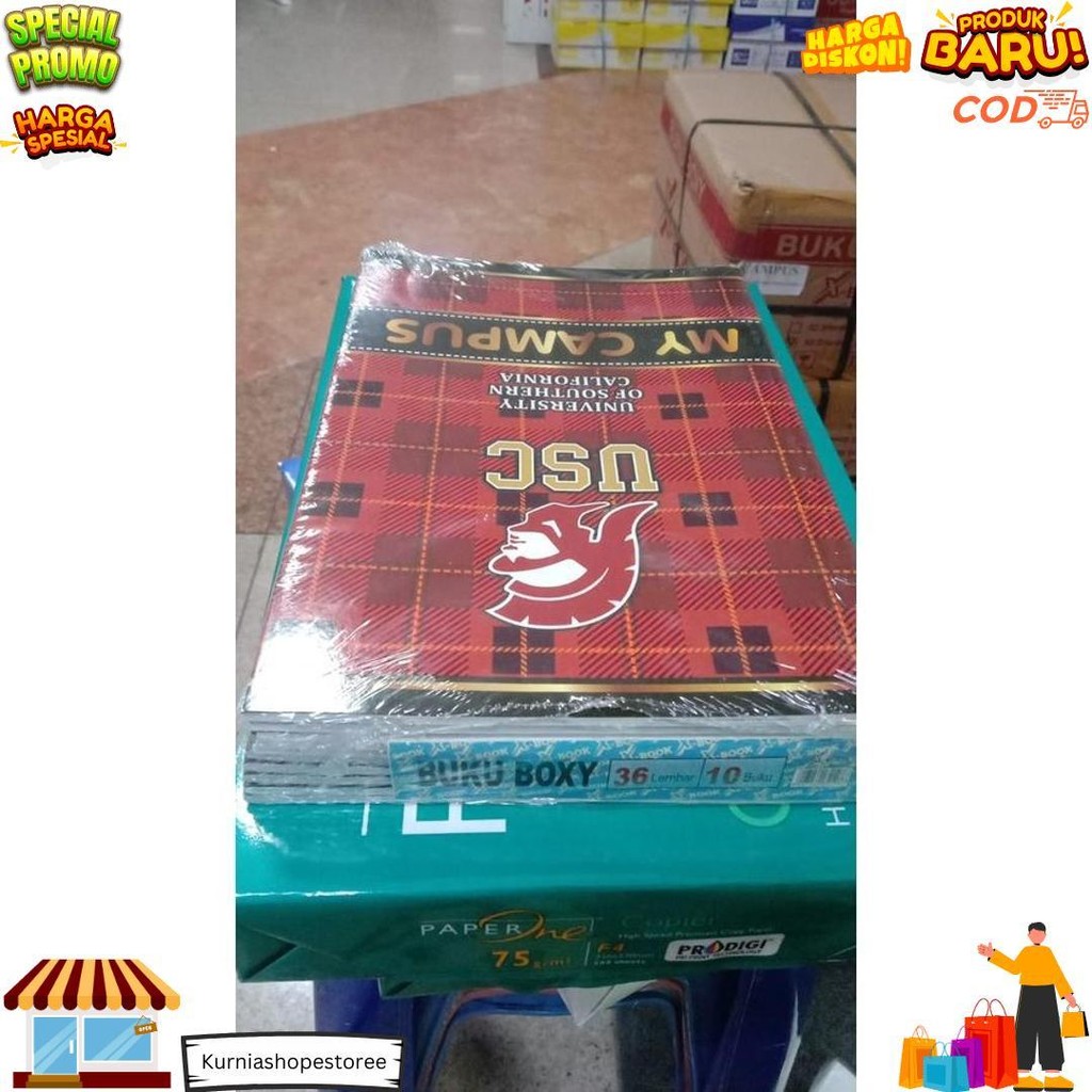

Promo Buku Tulis Campus 36 Lembar Panjang X-Box (1 Pak) ++ D Terlaris