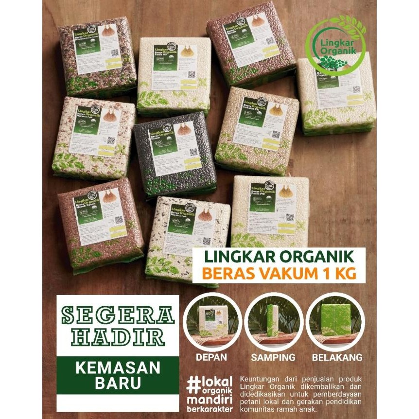 

Baru Beras Lingkar Organik - Beras Diet - Beras PUTIH/HItam - Vakum
