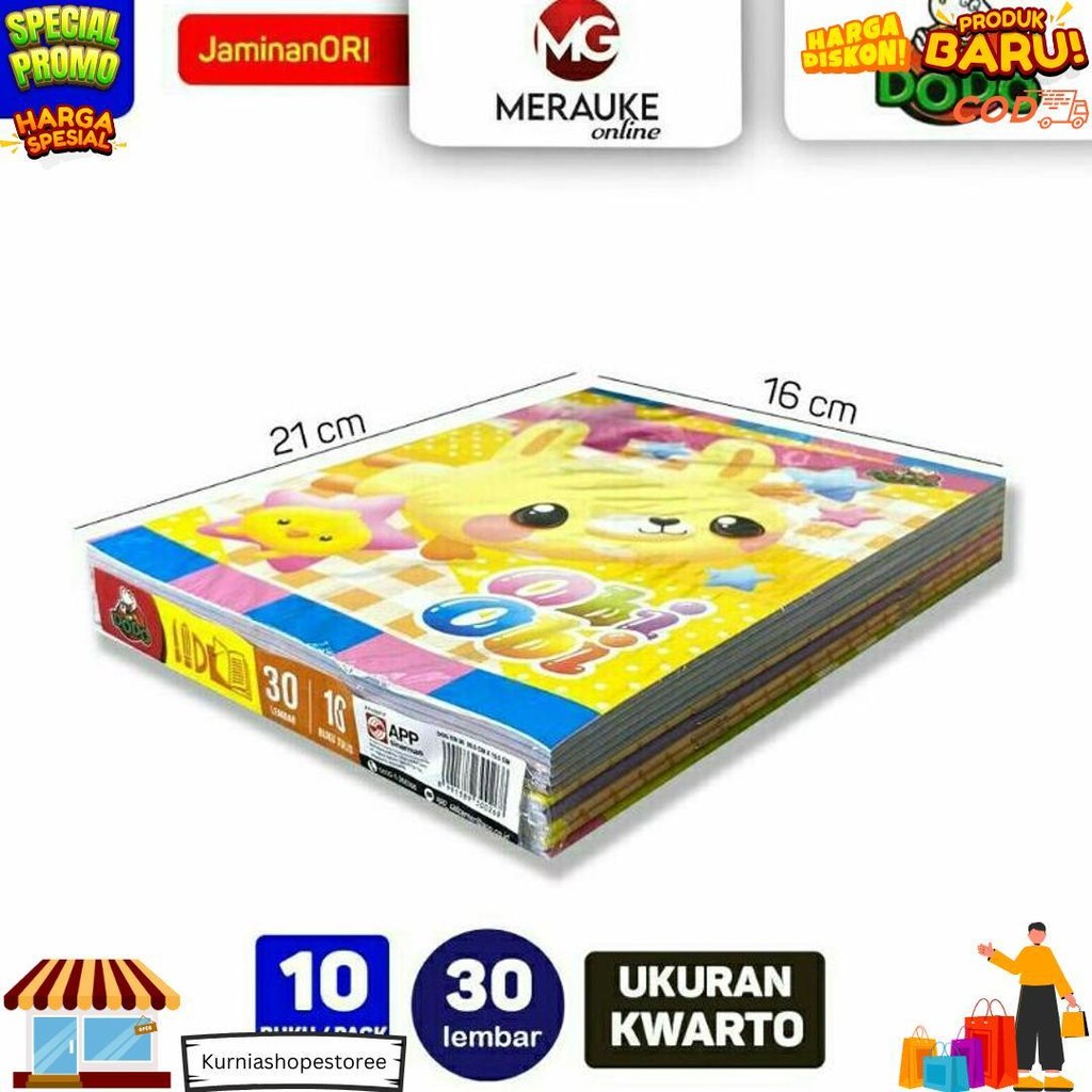 

Buku Tulis Sidu Dodo 30 Lembar(10Pcs) D Best Seller