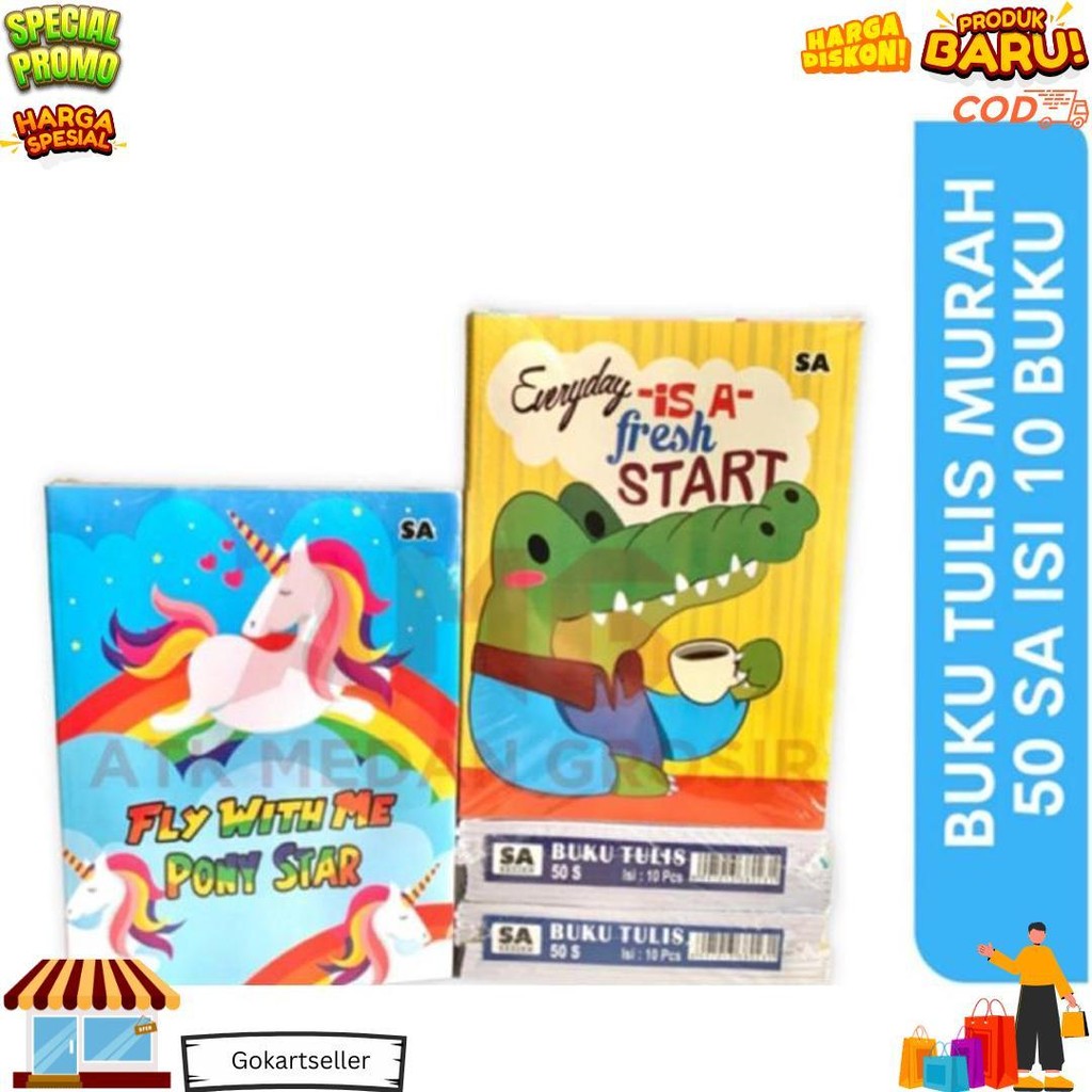 

Buku Isi 50Lembar Murah Harga Perbungkus Isi 10Pc Cuma D Sale