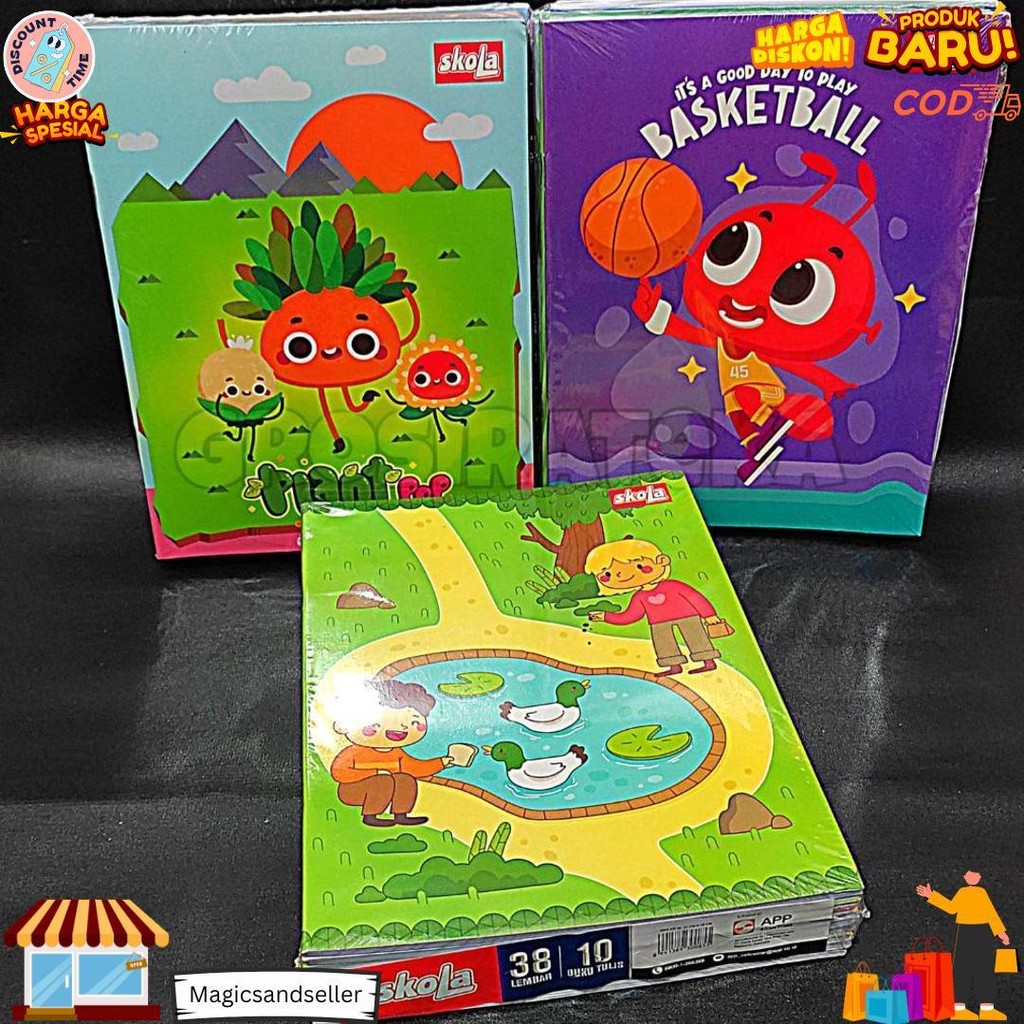 

Buku Tulis Isi 38 Lembar Skola D Cod