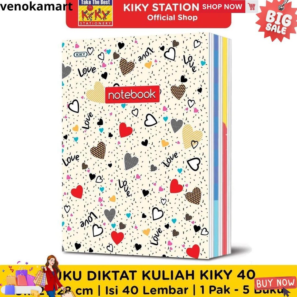 

Kiky Buku Diktat Kuliah 40 Lembar Uk. 21 X 28 Cm D Gratis Ongkir