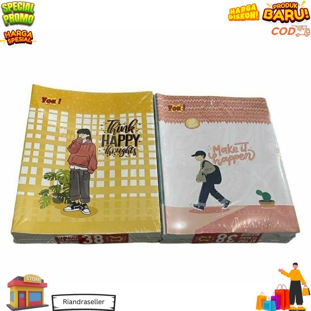 

Buku Tulis 38 Lembar || Buku Tulis 38 You By Kiky D Terlaris