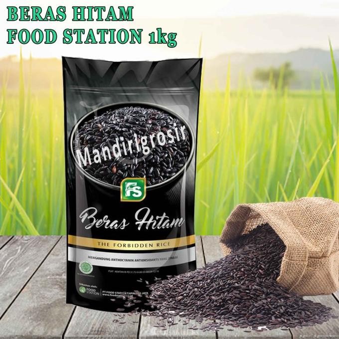 

Baru BERAS HITAM FOOD STATION 1KG* BERAS
