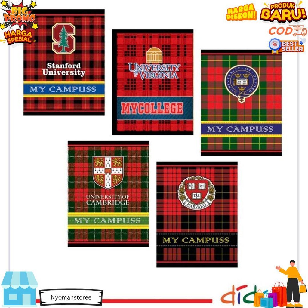 

Buku Tulis 38 Lembar Campus (10 Buku) Murah Tipis Dido D Terlaris