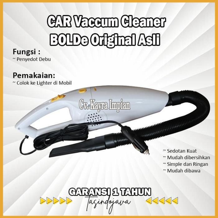BOLDE OTO HOOVER CAR VACUM CLEANER MOBIL VACCUM VAKUM VACUUM ORIGINAL TERBAIK