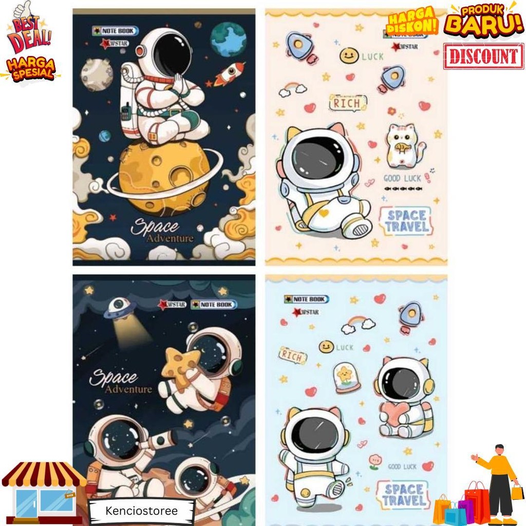 

Buku Tulis Newstar 38 / 58 Lembar Kwarto | 1 Pack Isi 10 Buku D Sale