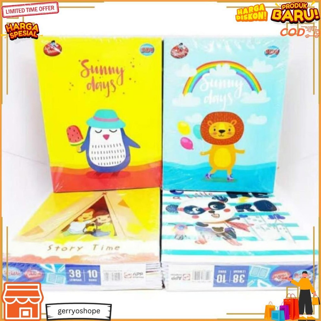 

Sinar Dunia Buku Tulis Isi 38 Lembar (1 Pack Isi 10 Pcs) D Promo 4.4