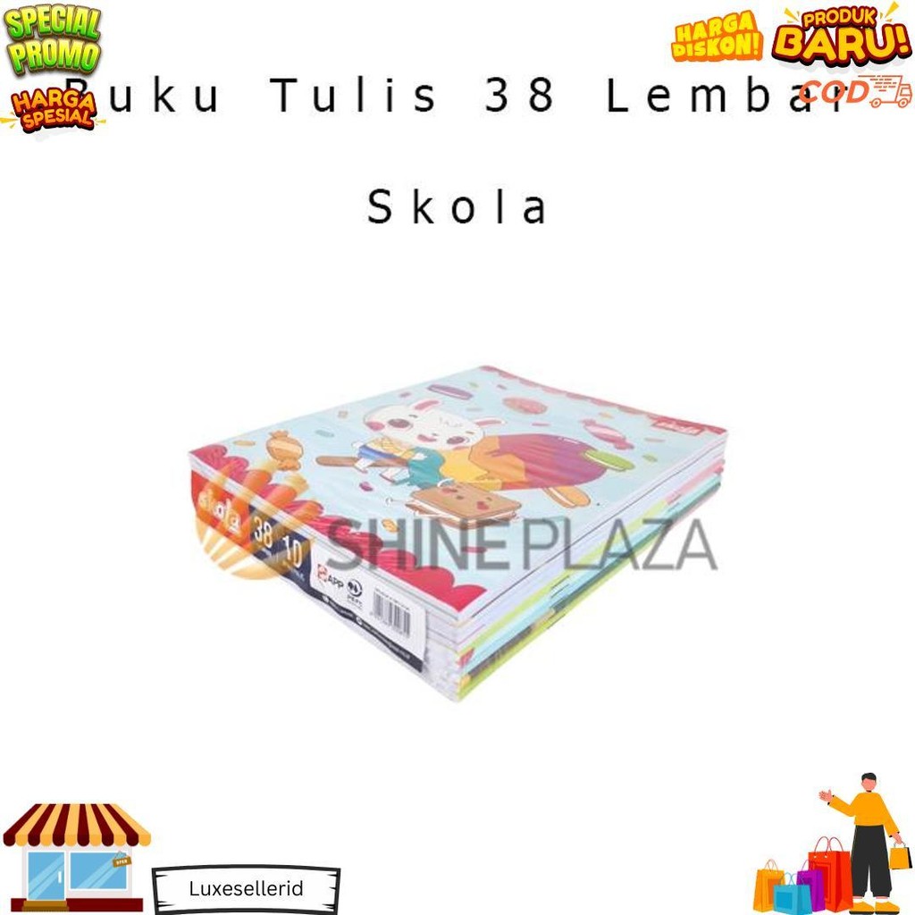 

[Pack] Buku Tulis Skola 38 Lembar 1 Pak Isi 10 Buku By Sidu Sinar Dunia D Best Seller