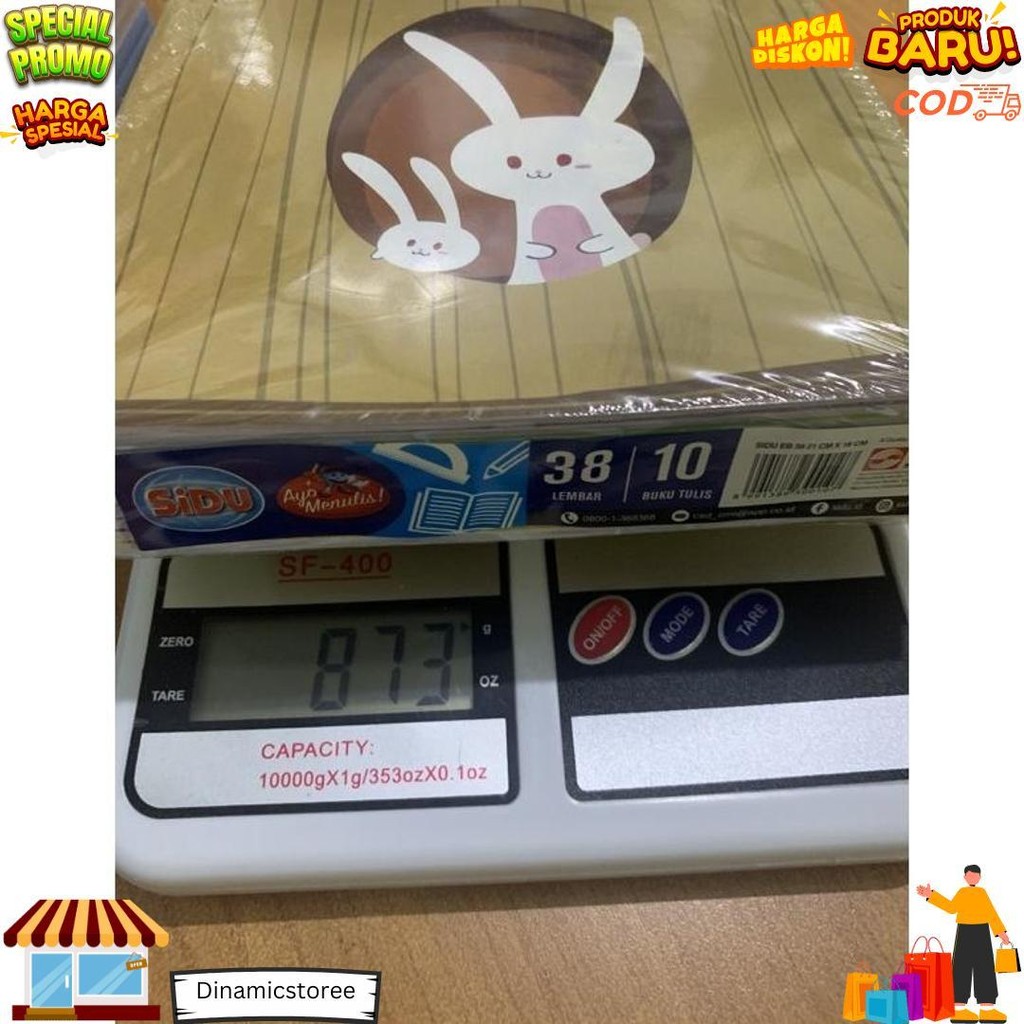 

(10Buku) Buku Tulis Sinar Dunia Sidu 38 Lembar D Sale