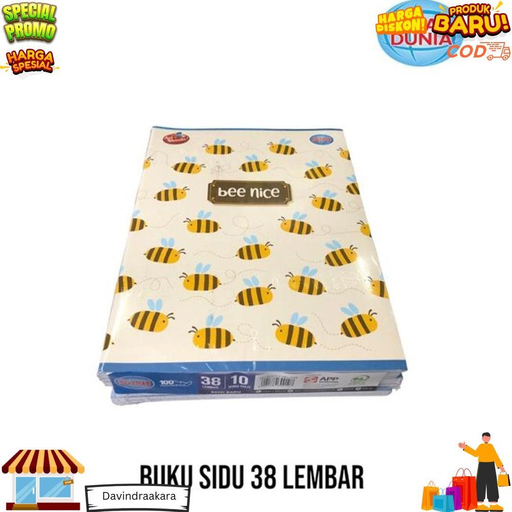 

Promo Buku Tulis 38 Lembar (Kiky,Okey,Sidu)-Shagb D Cod
