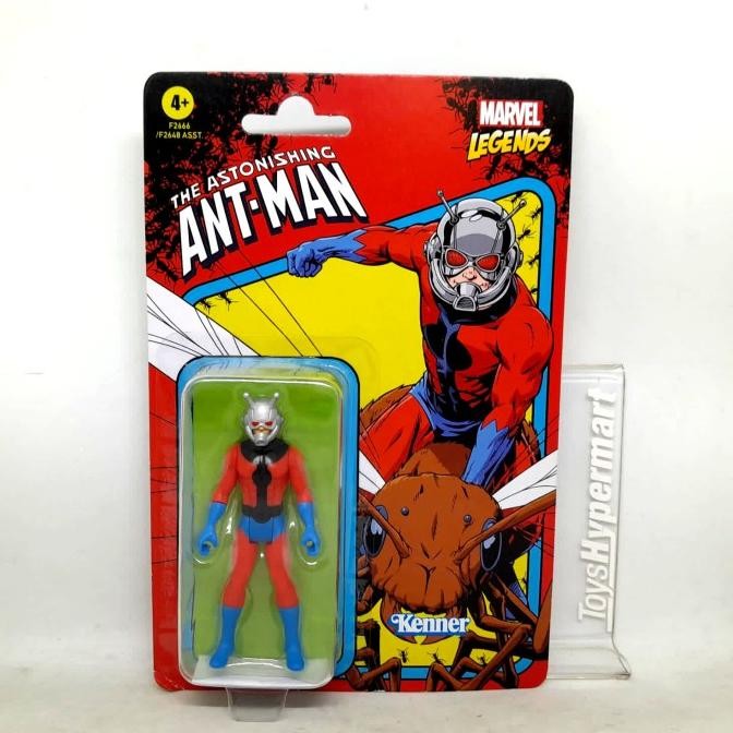 Ori Marvel Legends Retro Ant Man Spiderman 3.75 in Kenner Hasbro