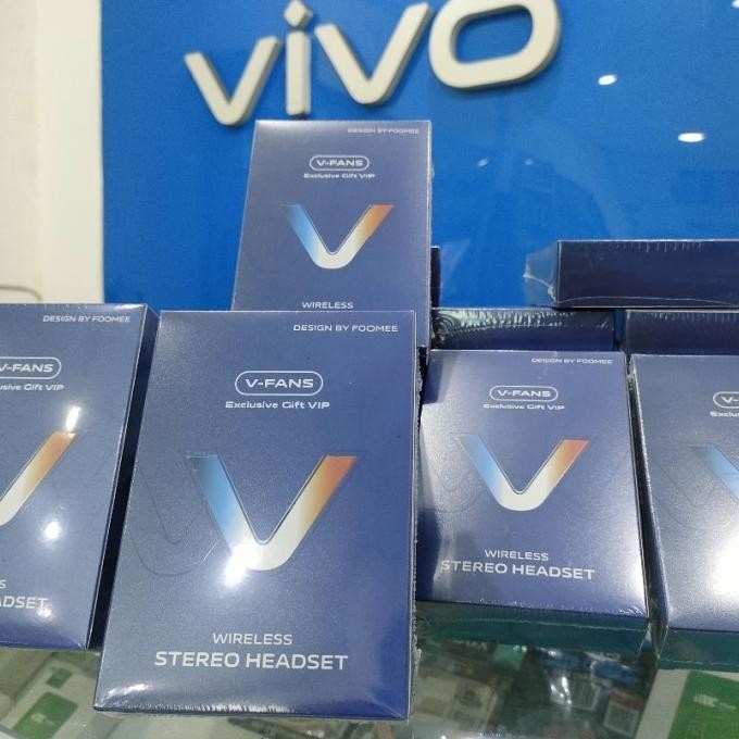Original Earphone Tws foomee vfans tws vivo wireless stereo