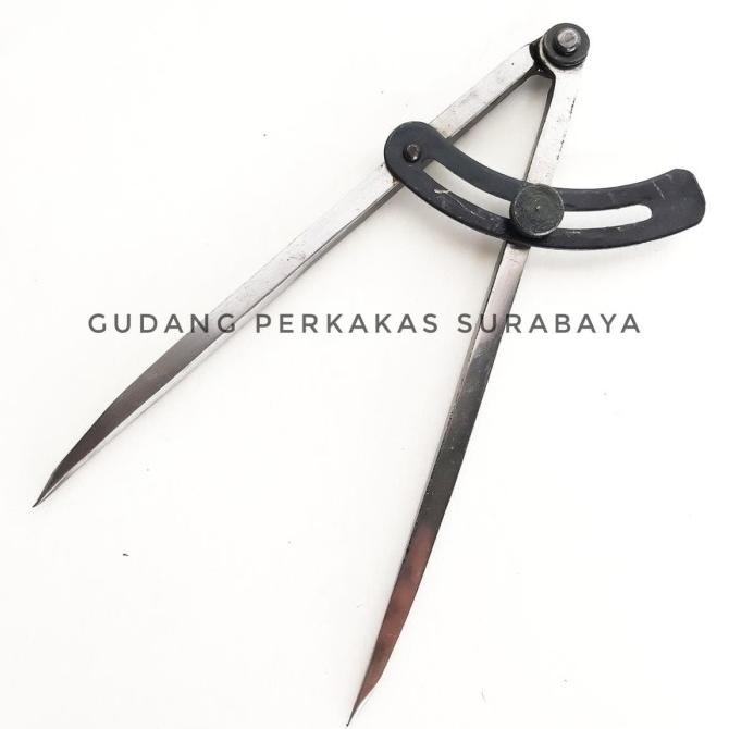 

Produk Baru!! Caliper Wing Compass Jangka Metal Marking Circles Machinist Wood 6 In