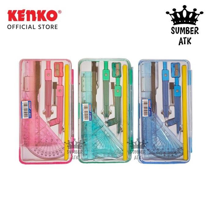 

Produk Baru!! Compass Kenko C-2011 Compas / Jangka Set Alat Tulis - 1 Pcs
