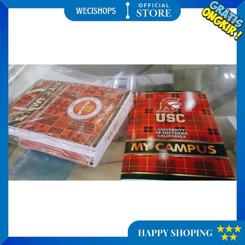 

Buku Tulis Campus 50 Lembar Panjang X-Box (1Pak) ++Vv D Cod