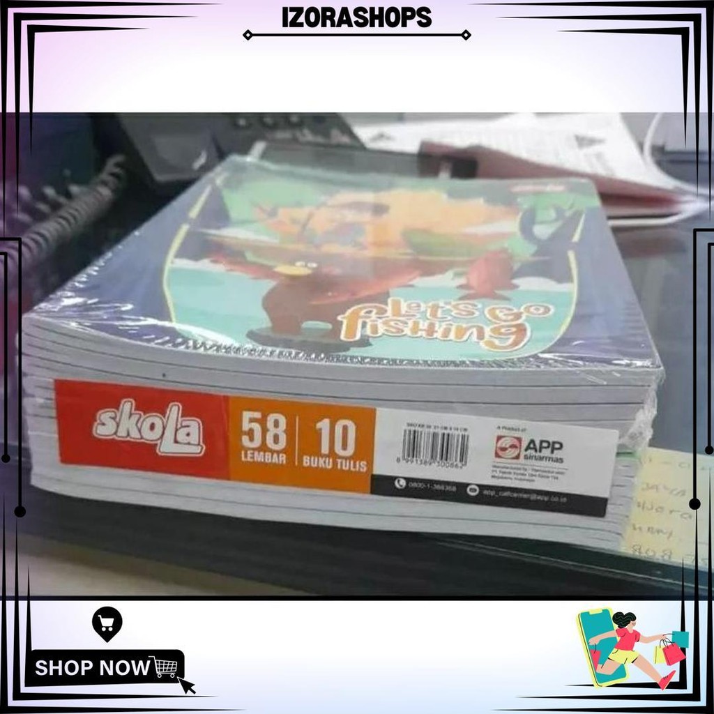

(Perpak Isi 10Pcs) Buku Tulis Skola Deli By Sidu Isi 38 & 58 Lembar Harga Murah Kualitas Bagus D Cod