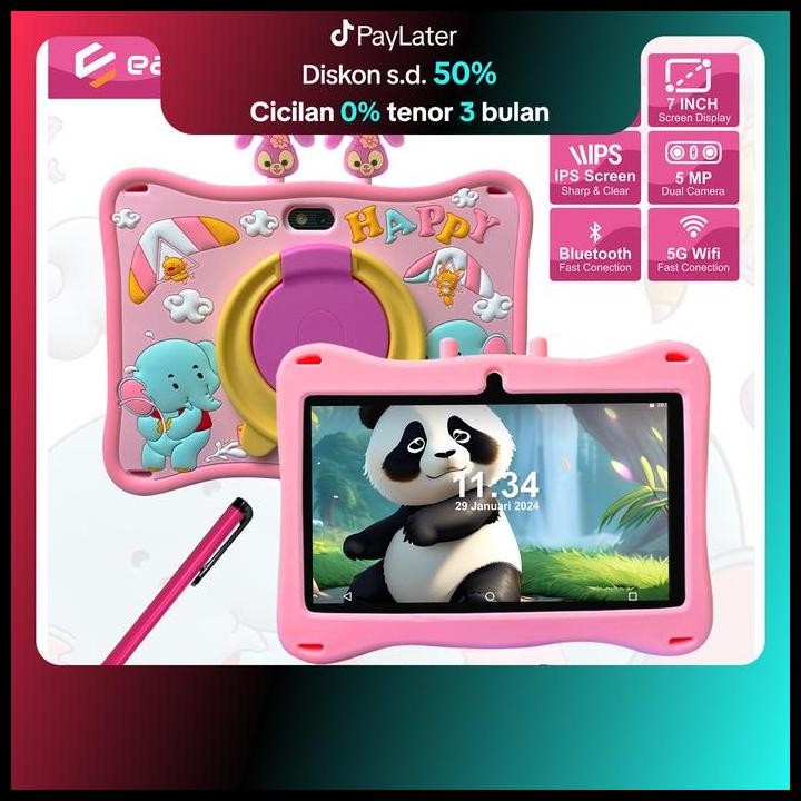 Tablet Anak Easytech E13 Tablet Android Anak Layar Sentuh Wifi / Tablet Belajar Mengaji Menggambar G