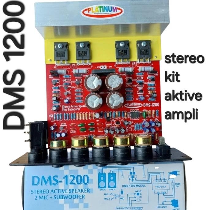 Terlaris Pcb Kit Mesin Speaker Aktif Stereo Dms 1200 Platinum Dms1200 Tip 3055