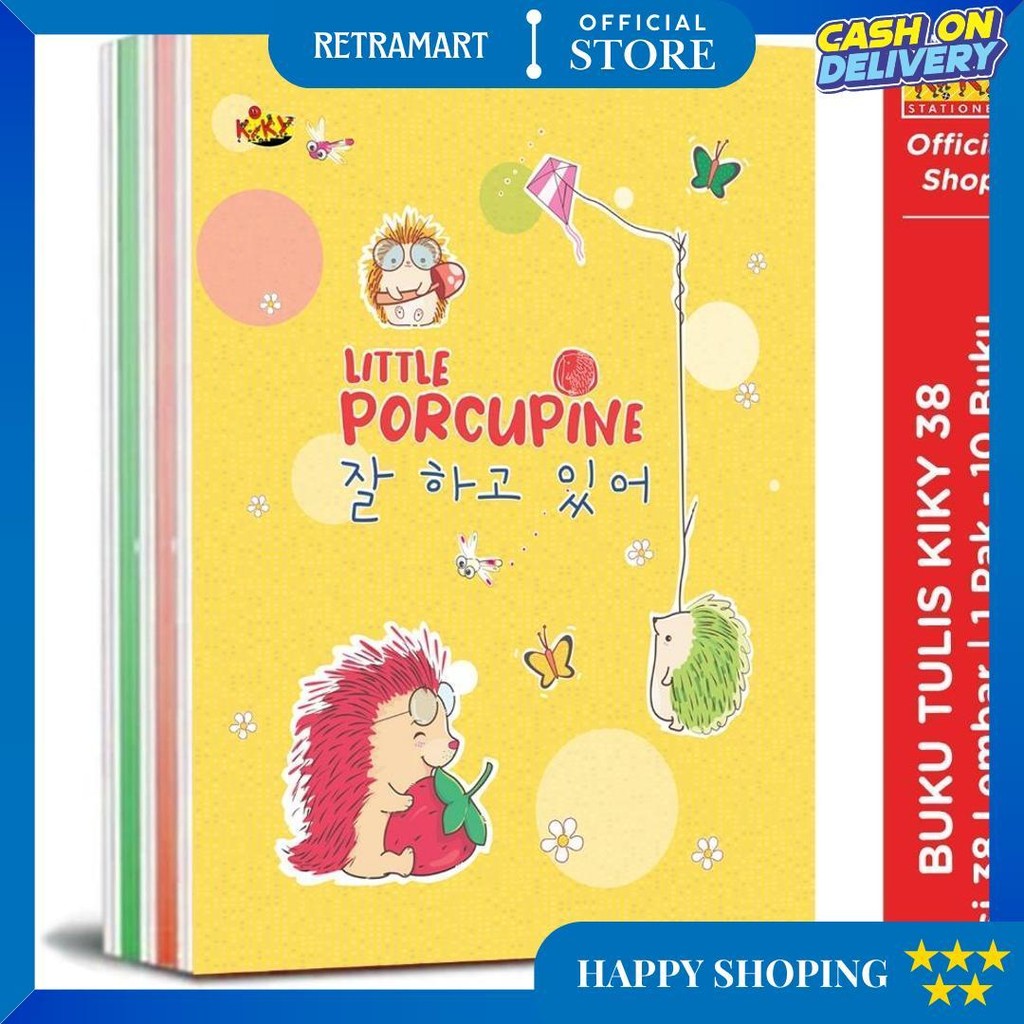 

Kiky Buku Tulis 38 Lembar - 10 Buku / Motif Random D Promo Puncak