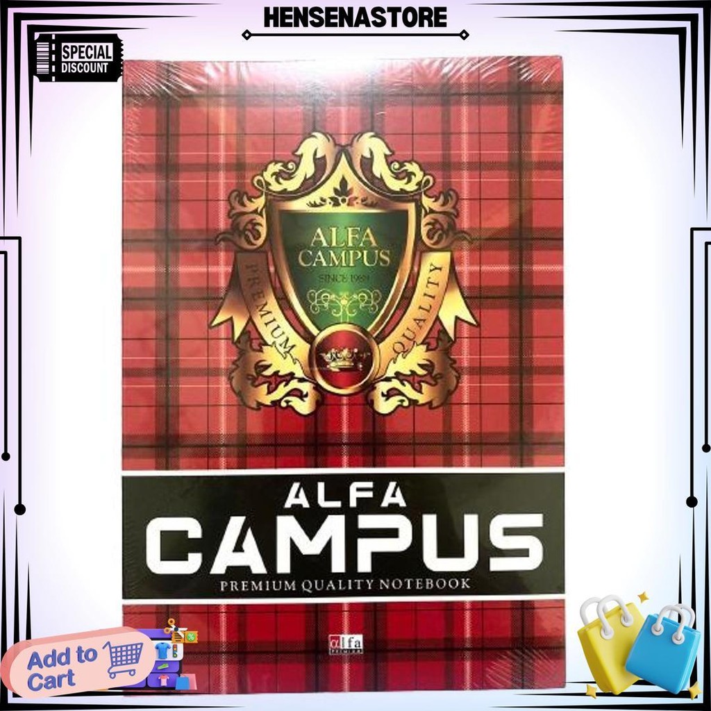 

1 Pack - Buku Besar Alfa Campus 36 Lembar - Ukuran B5 (Isi 10 Buku) D Terlaris