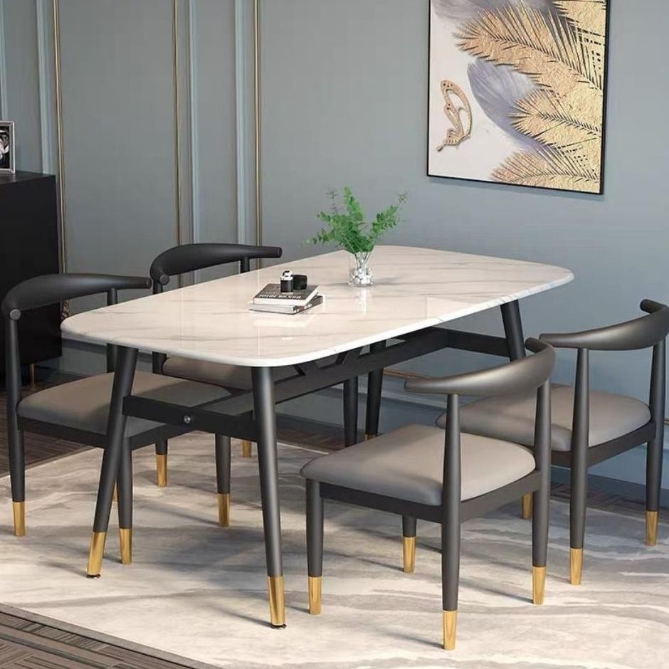 SET MEJA MAKAN 4 KURSI MEJA MAKAN MINIMALIS SET MEJA MAKAN MARMER MEJA MAKAN MEWAH
