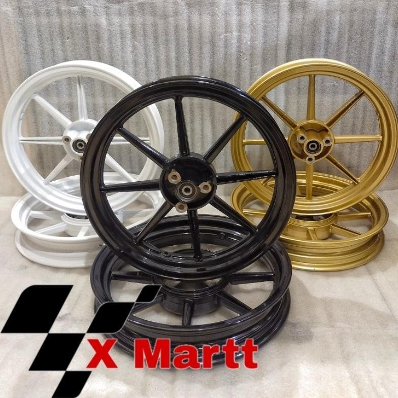 Velg Racing Yamaha Mio J , Fino 115 , Soul GT 115 , X Ride 115 Merk V Rossi Venom Comet Palang 8
