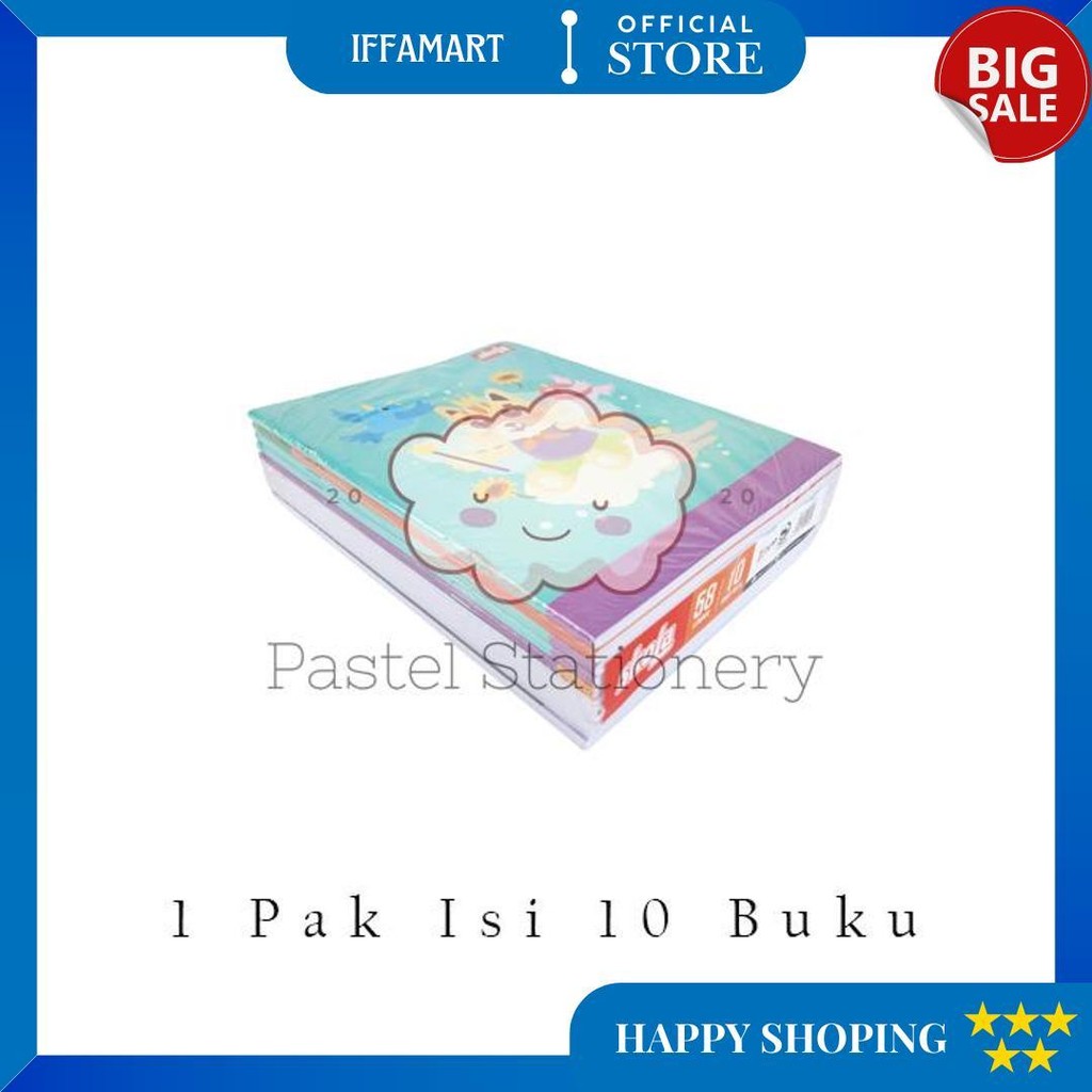 

[Pack] Buku Tulis Skola 58 Lembar 1 Pak Isi 10 Buku By Sidu Sinar Dunia D Promo Puncak