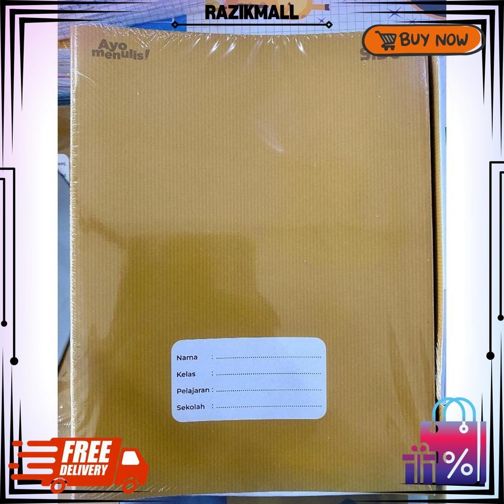 

(Pak) Buku Tulis Sidu 40 Kraft / Buku Tulis Sinar Dunia 40 Lembar 10 Pcs/ Buku Tulis Murah D Promo Puncak
