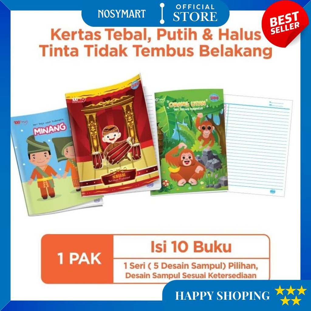 

Sidu Buku Tulis 38 Lembar (1 Pack/ 10 Buku) D Sale