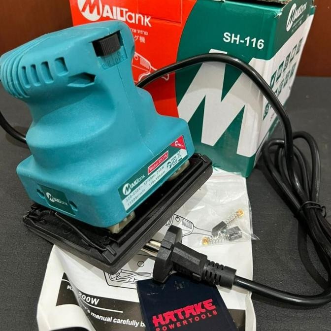 MAILTANK SH116-ELEKTRIK SANDER MESIN AMPLAS KAYU MESIN AMPLAS TEMBOK ORIGINAL DAN TERPERCAYA