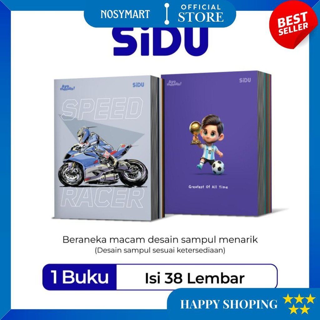 

Sidu Buku Tulis 38 Lembar Sdu Eb 38 D Promo Puncak