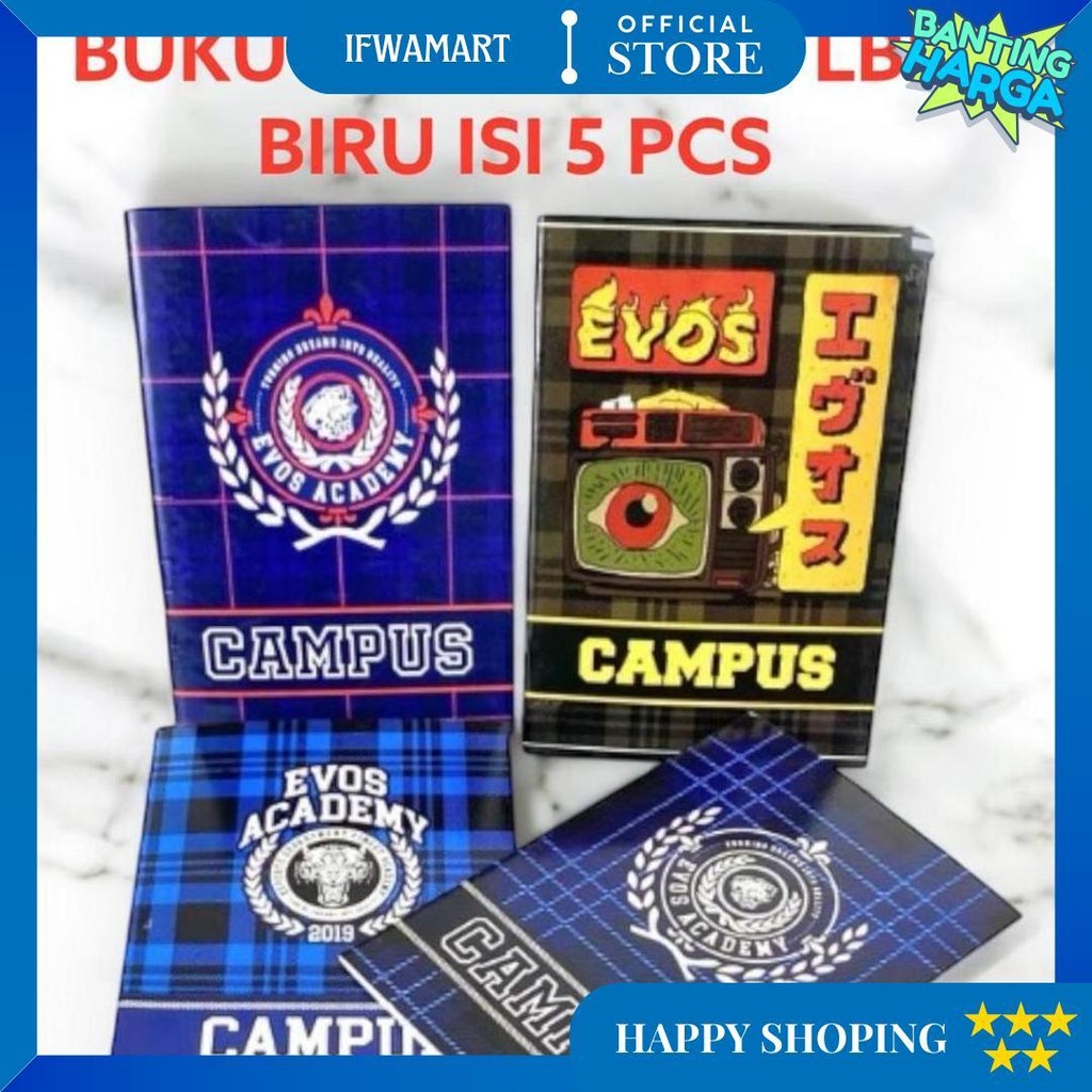

Buku Tulis Campus Panjang Ekonomis Biru 42 Lembar Isi 5 Buku Boxy D Best Seller
