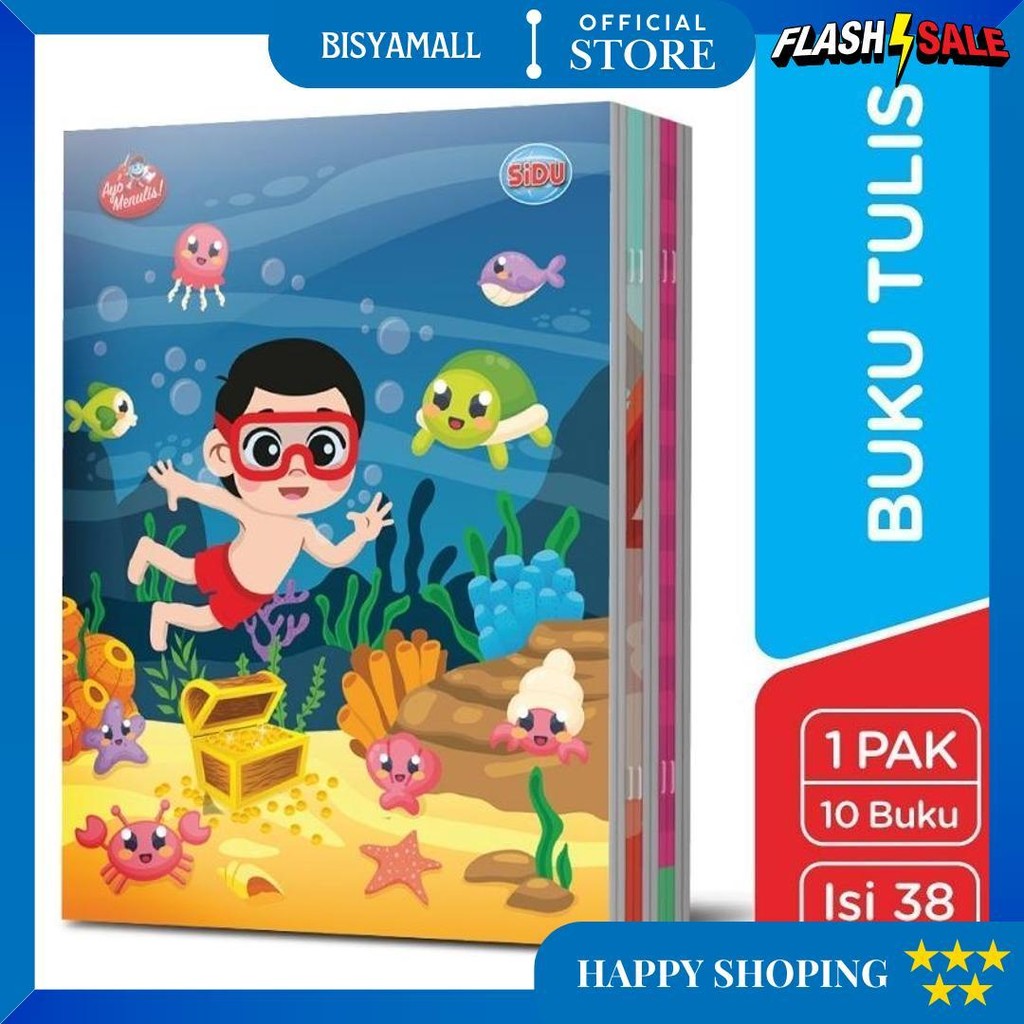

[Stationery Spectrum] Sidu Buku Tulis 38 Lembar Sdu Eb 38 D Promo Puncak