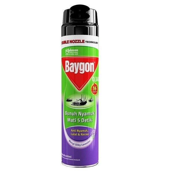 BAYGON AEROSOL LAVENDER 600 ML