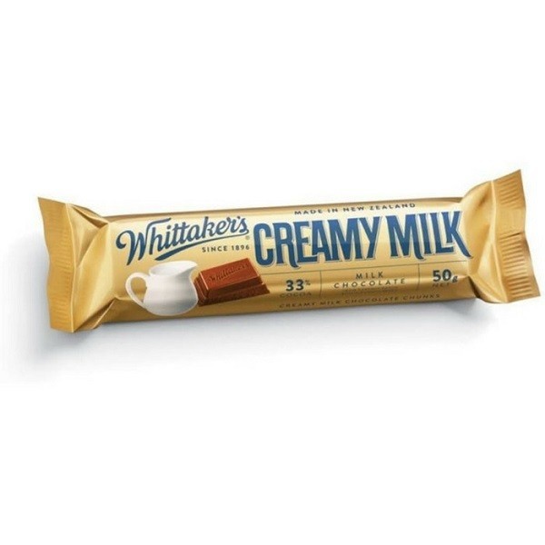 

WHITTAKER'S CREAMY MILK CHOCOLATE 50 GR
