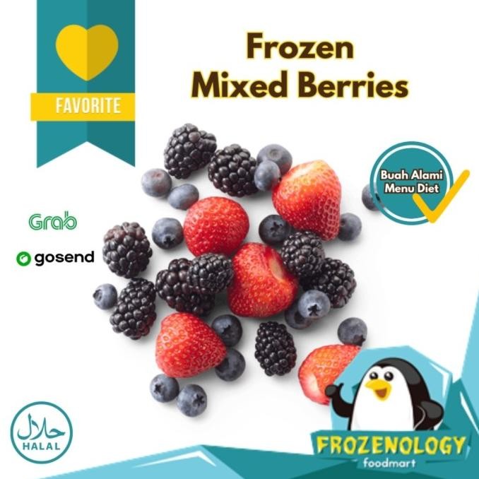 

Diskon! Frozen Fruits Mix Berry IQF | Buah Beri Mix Beku