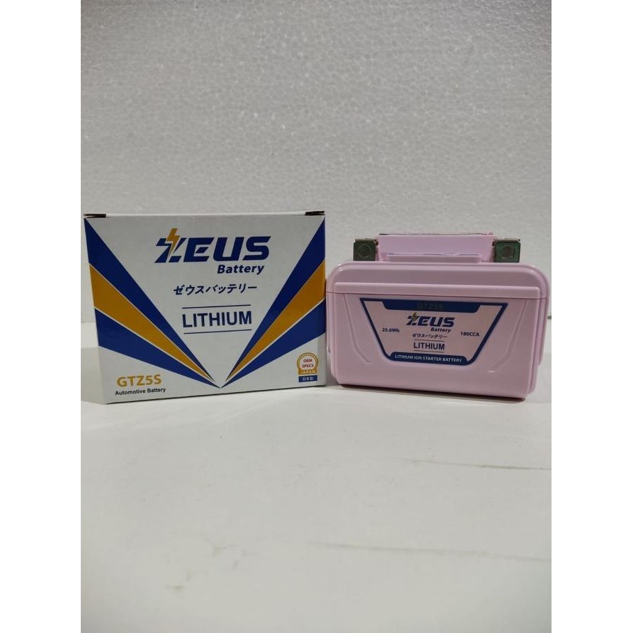Aki Accu Motor Lithium Original Zeus Gtz5S Lithium Ion Starter Battery