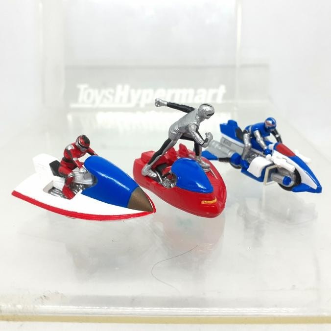 ORI NEW Set Mini Figure Space Sheriff Gavan Sharivan Shaider Vehicle
