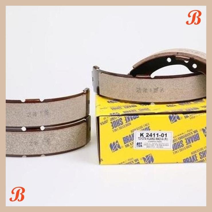 [SMM] MK KASHIYAMA KAMPAS REM BELAKANG BRAKE SHOE K2411 TOYOTA INNOVA
