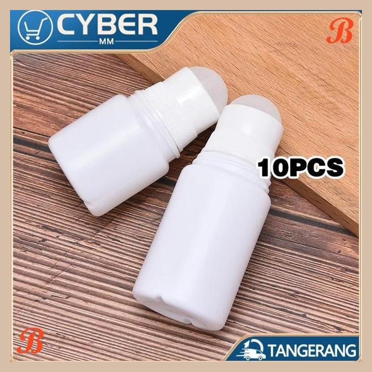 [CBM] 10 BUAH BOTOL ROLL ON 30ML 60ML PLASTIK BOTOL DEODORANT KOSONG ROLL ON