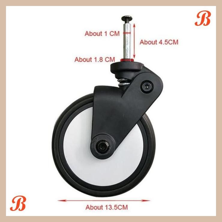 [CBM] RODA KARET AKSESORIS STROLLER BAYI 1PC
