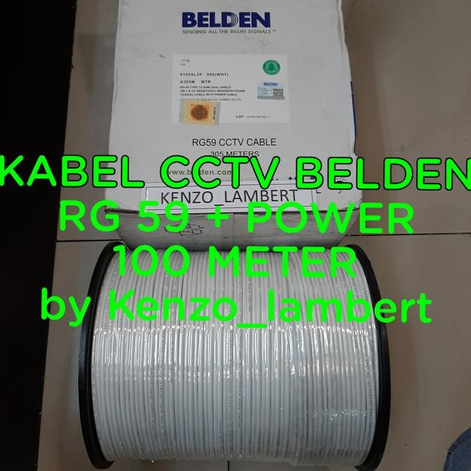 Kabel CCTV RG59 BELDEN 100meter / belden cctv / rg 59