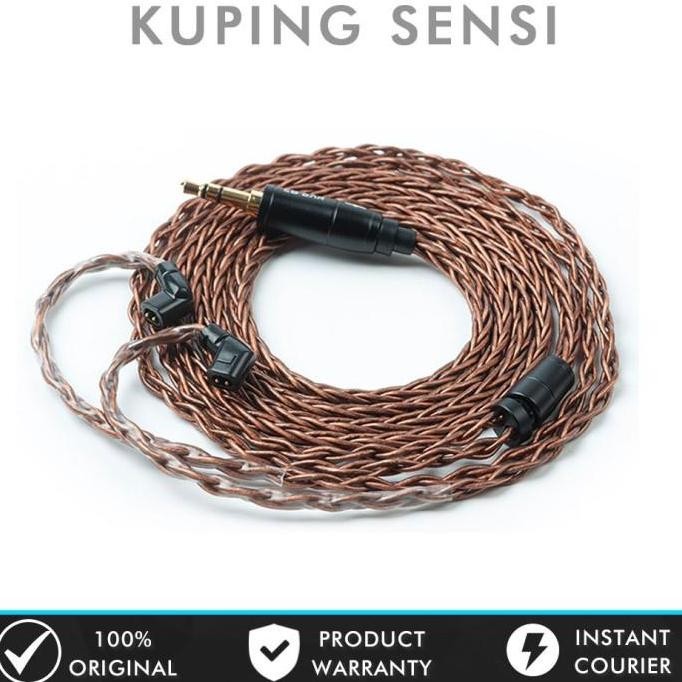 KBEAR 8 Core Oxygen free Copper Earphone Upgrade Cable