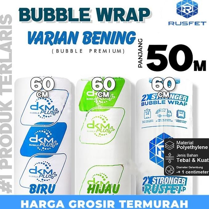

tersedia plastik bubble wrap 60cm x 50m dkm plus bubblewrap premium termurah