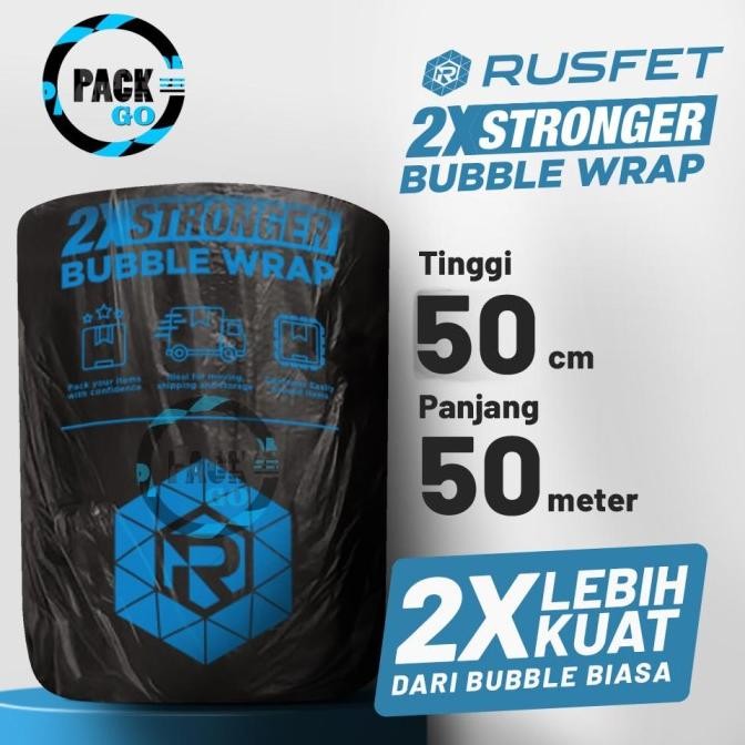 

tersedia bubble wrap plastik rusfet hitam 50cm x 50m berwarna buble | bubblewrap tebal super roll