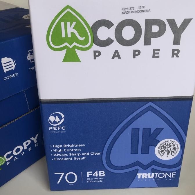 

kertas HVS F4 70gr IK Copy (1 box) murah