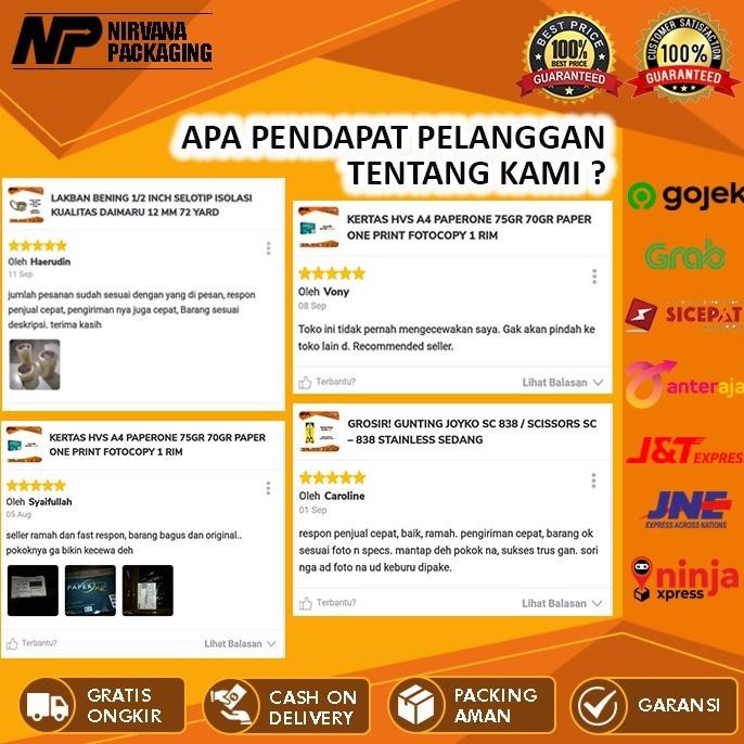 

KERTAS HVS A4 PAPERONE 75GR 70GR PAPER ONE PRINT FOTOCOPY 1 RIM Merah Stationery murah